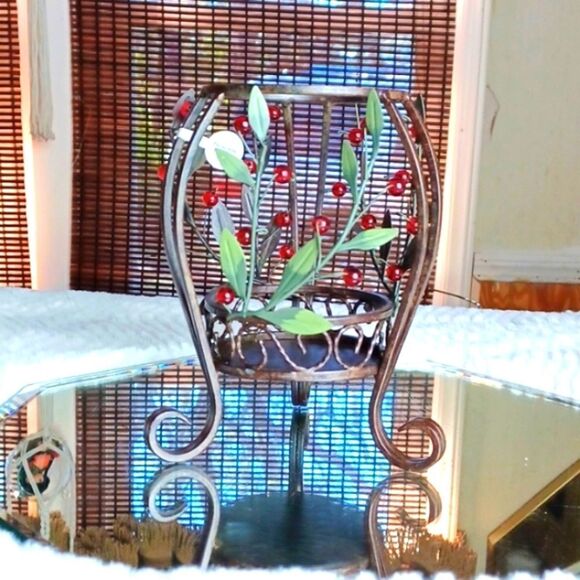 PRINCESS HOUSE Rod‎ Iron CandleHolder New - Picture 1 of 9